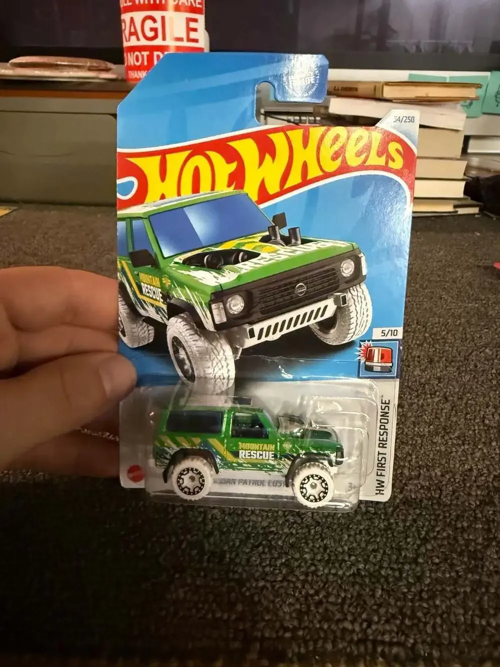 2024 Hot Wheels Nissan Patrol Custom 34/250 HW First Response 5/10 Mountain Resc